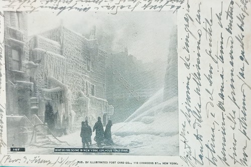 Cartolina winter fire - cartolina,