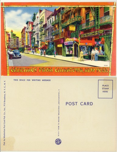 New york greetings from - new,