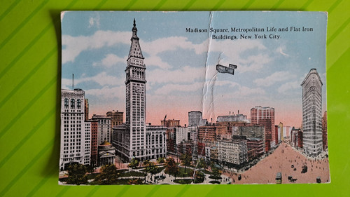 Cartolina new york city - york,