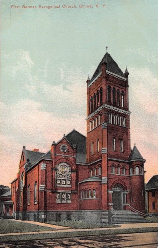 Cartolina della prima chiesa - cartolina,