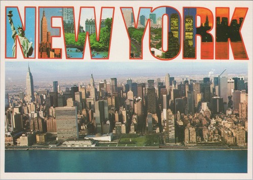 Cartolina new york manhattan - new,