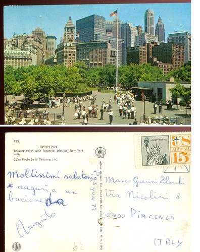 Br1184 cartolina new york - cartolina, di