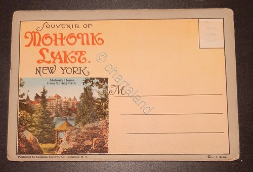 Cartolina turistica mohonk - cartolina,