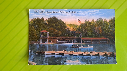 Cartolina new york city lake - york, "lake