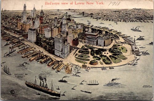 Cartolina new york city - new, ny