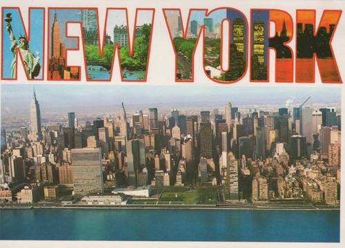 Cartolina new york - new, city