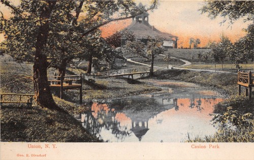 Cartolina del casinò union - cartolina,